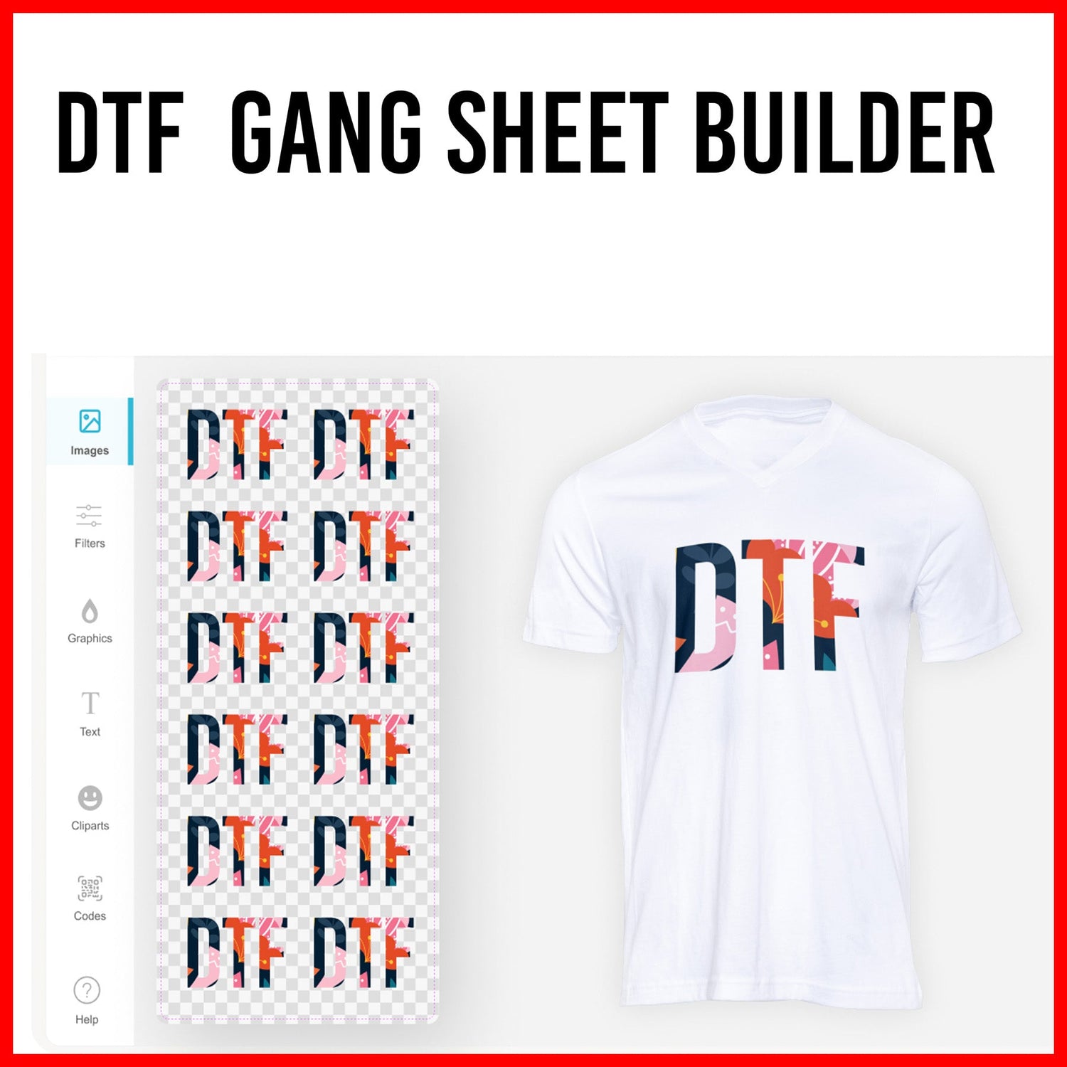 DTF Build  A Gang Sheet