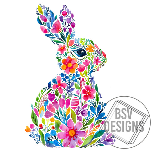 Floral Bunny