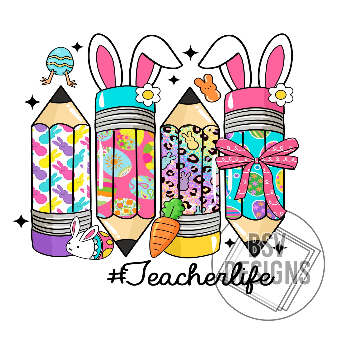 Easter Teacher Pencils